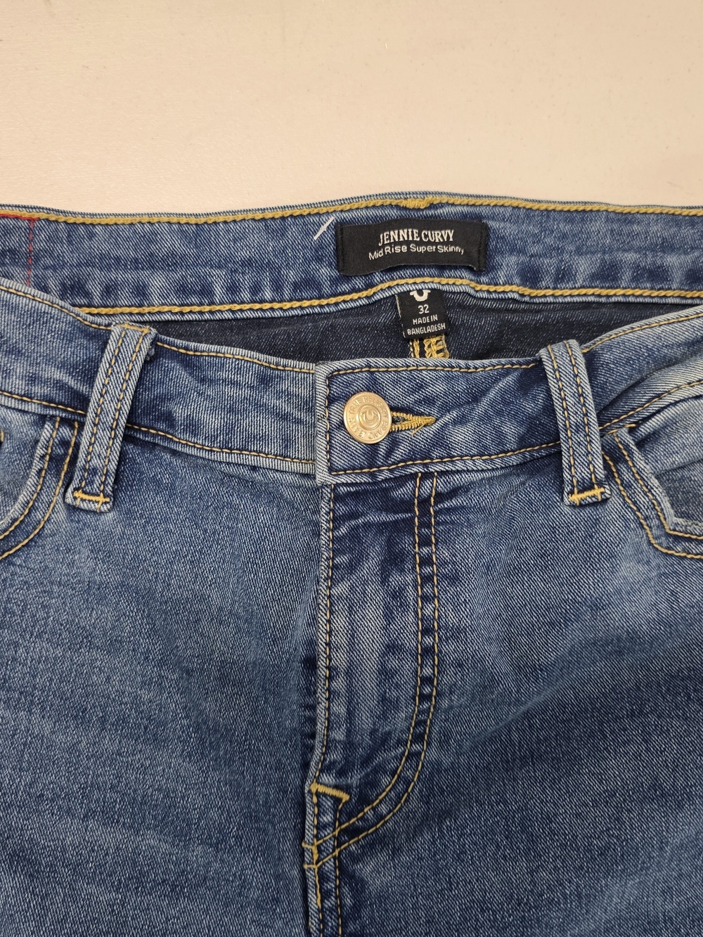 True Religion Jennie Curvy Women’s Midrise Super Skinny Jeans Size 32x28 - Picture 4 of 8
